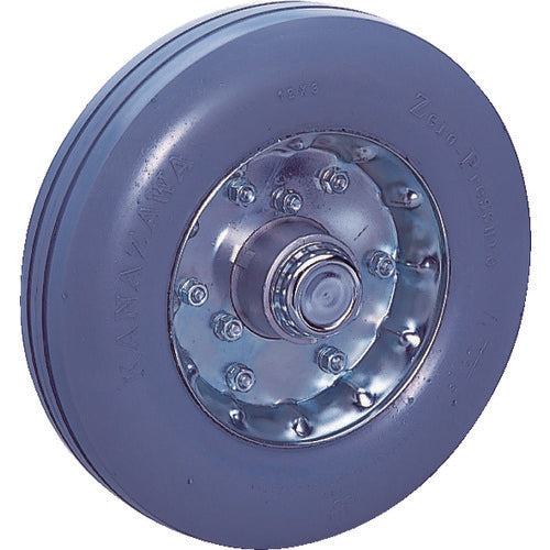 カナツー ゼロプレッシャータイヤ 車輪 ハブ付 ZP12X3.00HS-BK 1 個