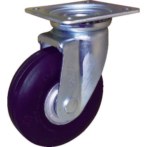 Kanatsu Zero Pressure Tire with Swivel Fittings, Load Capacity 196, ZP-O 10X2.75HS-BK, 1 pc