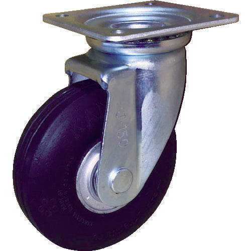 Kanatsu Zero Pressure Tire with Swivel Fittings Load Capacity 156.9 ZP-O 10X2.75MS-GY 1 pc