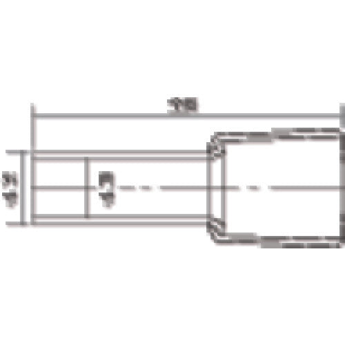 カメダ 【売切廃番】 COSスリーブ COS−0.5−11NC (100個入) COS-0.5-11NC 1 PK