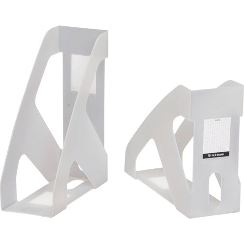 IRIS 242803 ファイルスタンド(2個セット) FS−25EW×2 クリア FS-25EWX2-CL 1 S