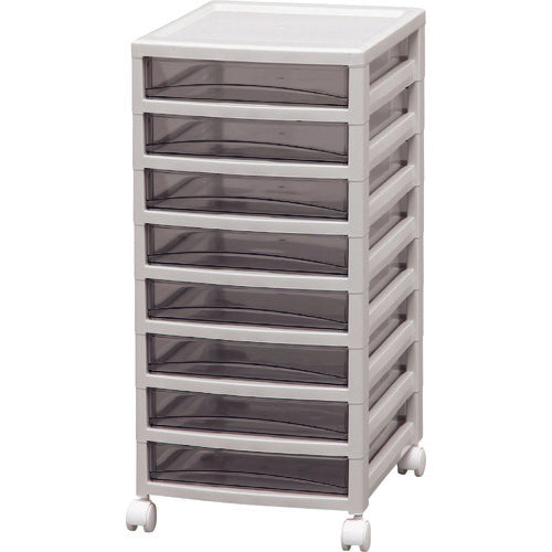 IRIS 226221 Office Chest, Shallow 8 Drawers, OCE-S800R, 1 Unit