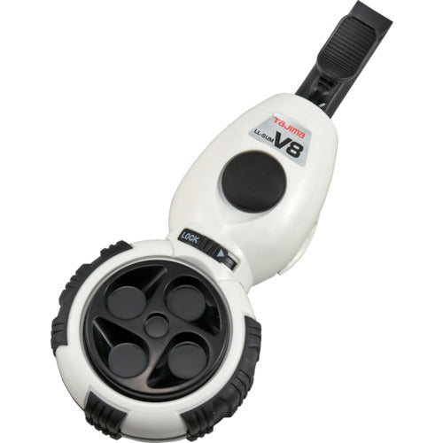 タジマ エルライン墨つぼV8斜めカット ホワイト LL-SUMV8N-W 1 個