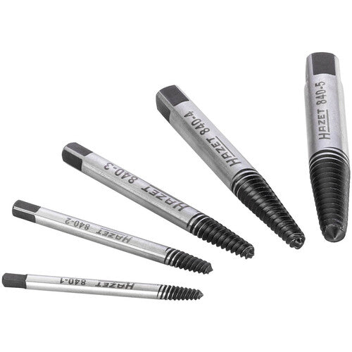 HAZET Screw Extractor Set 840S5 1S