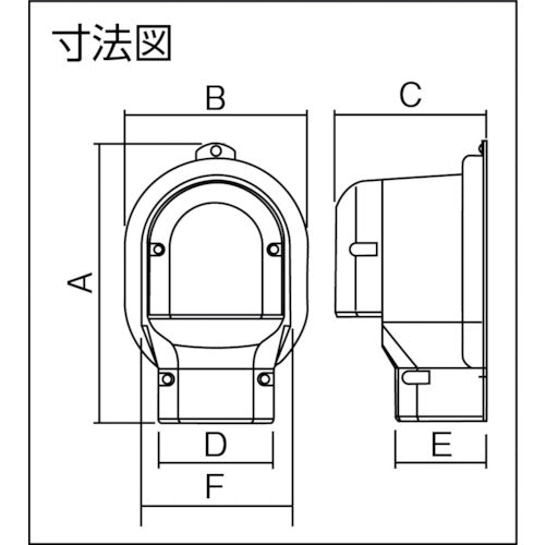 Panasonic 壁面取出しカバーPタイプ 排じん&換気機能付きエアコン用 ブラック DAS2804B 1 個