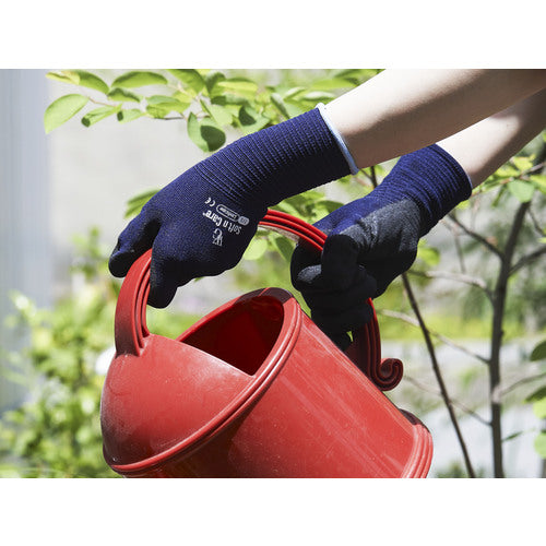 トワロン ニトリル背抜き手袋 WithGardenランドスケープ ネイビー 7/S 596-S 1 双