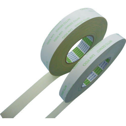 Nitto Low VOC Double-Sided Tape (Oil Surface Adhesive Type) OW-5016 30mm x 50m White OW5016-30 1 Roll