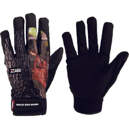 Mitani Synthetic Leather Gloves Mechanic Gloves ZAGU Camouflage Size 3L 209606 1 Pair