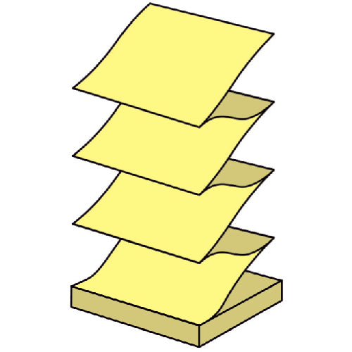 3M ポスト・イット 強粘着ポップアップノート ディスペンサー WD330-WH-Y 1 PK