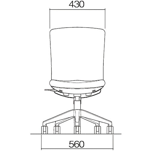 アイリスチトセ 回転椅子 HG1000 本体 ライムグリーン HG1000-M0-F-LGN 1 脚