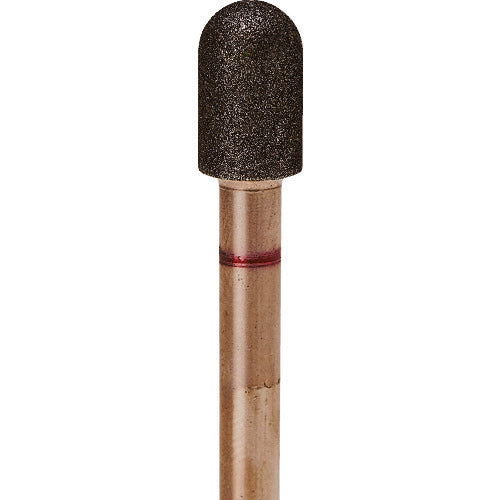 Nakanishi Electroplated CBN Bar Cylindrical Round Tip #120 Blade Diameter 10 x Blade Length 16 x Shaft Diameter 6 x 65L 13247 1 pc