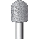 Nakanishi Electroplated CBN Bar, Cylindrical Round Tip, #120, Blade Diameter 13 x Blade Length 15 x Shaft Diameter 6 x 60L, 13248, 1 Piece