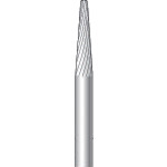 ナカニシ チタンコート超硬カッター テーパー(シングルカット) 刃径3.0mm 刃長12.0mm 21296 1 本