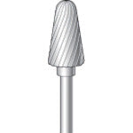 나카니시 초경 커터 테이퍼 끝 원(싱글 컷) 날 직경 6mm 날 길이 12.5mm 23262 1개