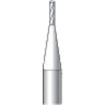 ナカニシ 超硬カッター 円筒(シングルカット) 刃径0.9mm 刃長3.6mm 24151 1 本