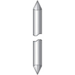 ナカニシ 超硬カッター テーパー(シングルカット)刃径3.0mm 刃長2.5mm 24493 1 本