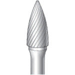 ナカニシ 超硬カッター 砲弾(シングルカット) 刃径9.5mm 刃長20.0mm 26113 1 本