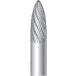 ナカニシ 超硬カッター 砲弾(ダブルカット) 刃径6.0mm 刃長16.0mm 26121 1 本