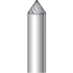 ナカニシ 超硬カッター テーパー(ダブルカット) 刃径6.0mm 刃長4.0mm 26211 1 本