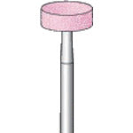 Nakanishi Shafted Grindstone (10 pieces) Grain size #80 Pink Cylinder Outer diameter 9.8mm 42020 1 PK