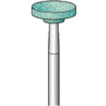 Nakanishi Shafted Grindstone (10 pieces) Grain size #100 Green Cylinder Outer diameter 9.5mm 42109 1 PK