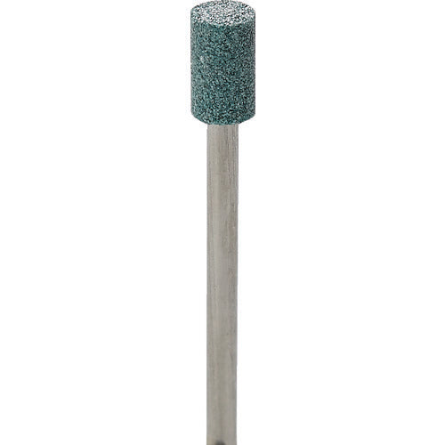 ナカニシ 軸付砥石 (10本入) 粒度#100 グリーン 円筒 外径6.0mm 42685 1 PK