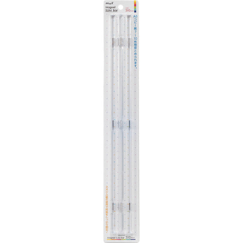 Mag-X Magnet Slim Bar 3-Pack Clear MSLB-310-3P-KT 1 PK