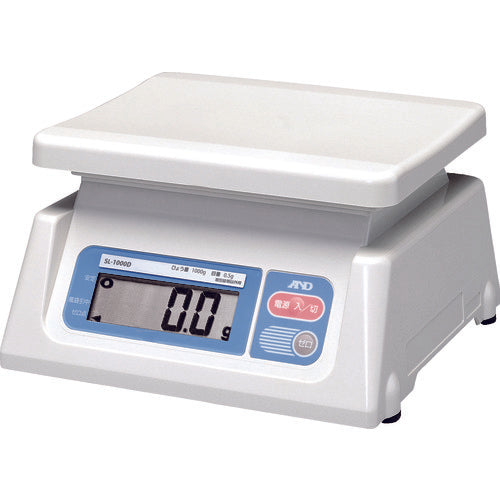 A&D デジタルはかり(グラム表示) ひょう量1kg SL-1000D 1 台