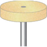 ナカニシ ポリッシュサンダー (10本入) 粒度1500# 48897 1 PK