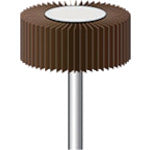 Nakanishi Flap Sander (5 pieces) Grain size #60 Outer diameter 25mm Width 10mm 49181 1 PK