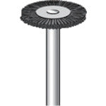 ナカニシ 毛ブラシ ハード 馬毛 (10本入) 外径17mm 50132 1 PK