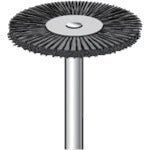 ナカニシ 毛ブラシ ハード 馬毛 (10本入) 外径23mm 50134 1 PK