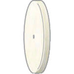 ナカニシ ホイール型フェルトバフ (10本入) 外径22mm 53913 1 PK