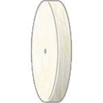 ナカニシ ホイール型フェルトバフ (10本入) 外径25mm 53925 1 PK