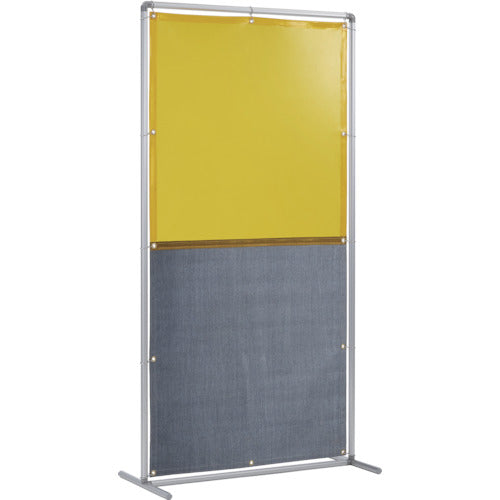 요시노 차광 불꽃 겸용 충립(옐로우×A종 시트) 1×2 단체 고정 다리 YS-12SF-Y-BW 1대