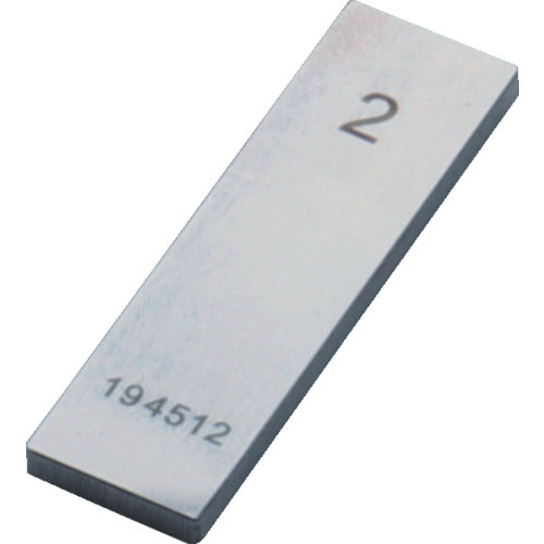 SK 鋼ブロックゲージ 1級相当品 2.00mm GB1-200 1 個