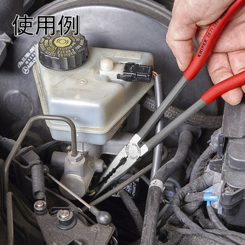 KNIPEX 니들 노즈 펜치 280mm 낙하 방지 기능 2871-280 1 쵸