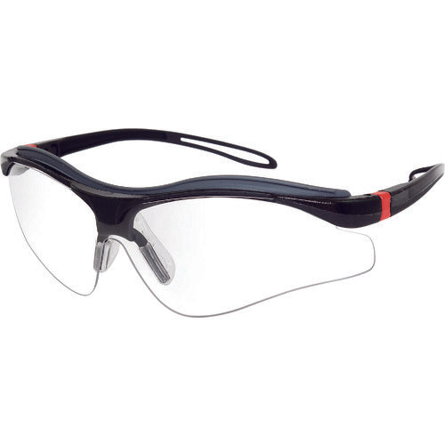 OTOS 一眼型保護メガネ(スポーツタイプ)クリアレンズ フレーム黒色 B-811ASF 1 個