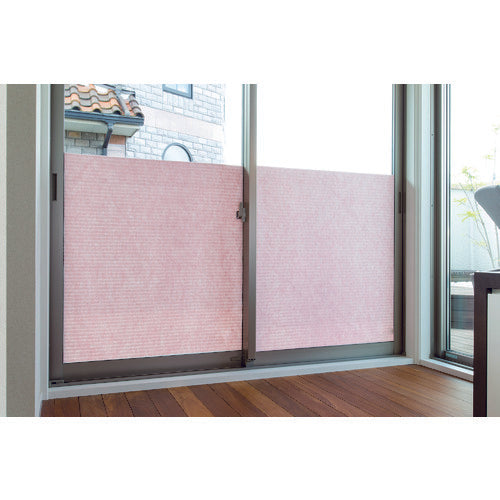 Watanabe Window Fit Sheet, Large Roll Type, Rose, KPM-RO-9003, 1 roll