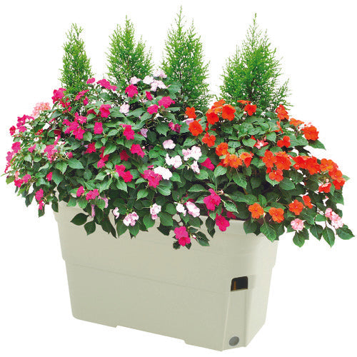 Richell Uruon Planter 65 Model Ivory 70314 1 pc