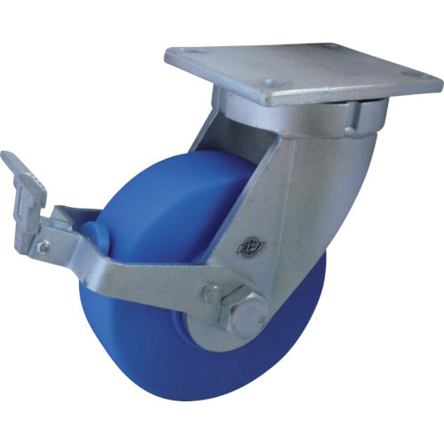 ヨドノ 超重量用MCナイロンキャスター自在車ストッパー付 HDMCJ150ST 1 個