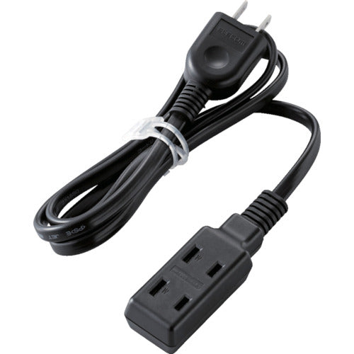 エレコム 超小型モバイルタップ 3個口 1m ブラック T-M310BK 1 個