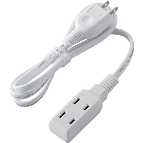 エレコム 超小型モバイルタップ 3個口 1m ホワイト T-M310WH 1 個