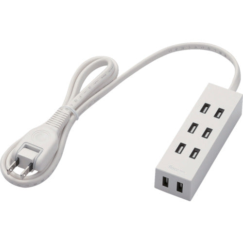 ELECOM 셔터 탭 플렉스 바라 4개 입 1.0m 화이트 T-NFL01-2410WH 1개