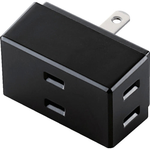 ELECOM 트리플 탭 3개 입 블랙 T-TR01-2300BK 1개