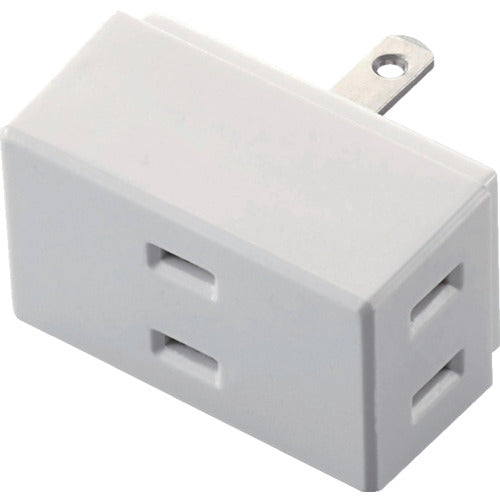 ELECOM 트리플 탭 3개 입 화이트 T-TR01-2300WH 1개