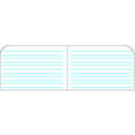 RITR 4 5/8X7 스테이플 노트북(3권 세트) 저널 옐로우 391FX 1 S