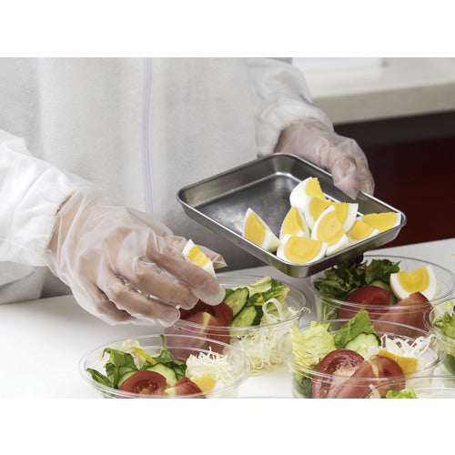 Towaron Disposable Gloves Polyethylene Gloves with Inner Embossing L (100 pieces) 409-L 1 box