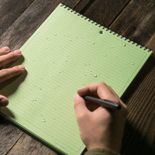 RITR 【매진 폐번】8 1/2X11 톱 스파이럴 노트북 유니버설 그리 985 1권