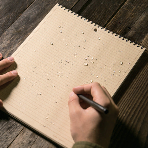 RITR 【매진 폐번】8 1/2X11 톱 스파이럴 노트북 유니버설 탄 985T 1권